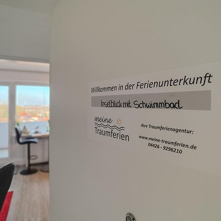 Fewo Inselblick Mit Schwimmbad - Horumersiel Kültér fotó